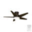 44" Isotope 5 - Blade LED Flush Mount Ceiling Fan with Wall Control and Light Kit Included-954344132