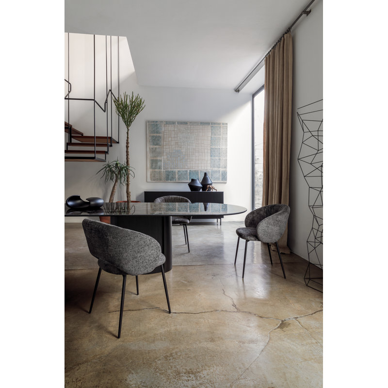 Anime Chairs, Aspen Anthracite Gray, Matt Black
