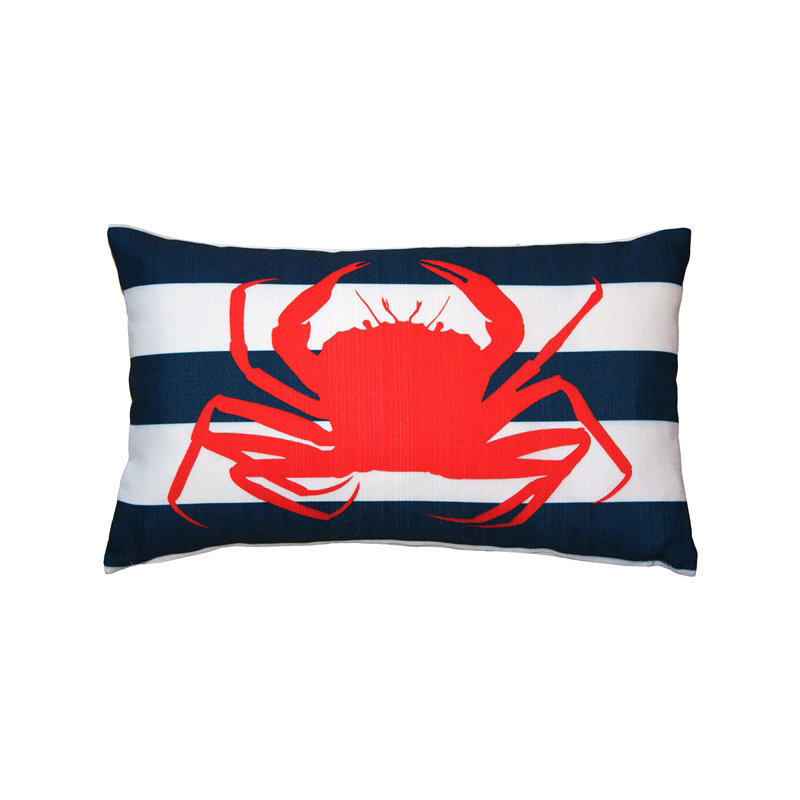 Housse et insert de coussin rectangulaire Crab Crab