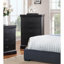 Élégante commode 1 pièce avec tiroirs de couleur noire
