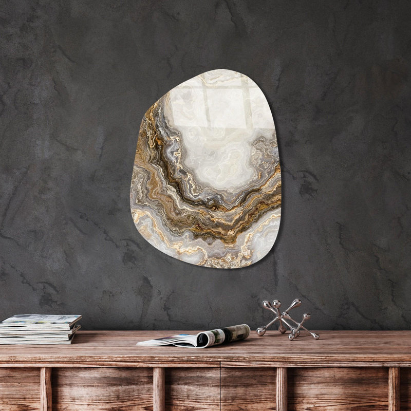 Superbe peinture en verre trempé de 14,0 po x 19,7 po | 100% verre trempé, épaisseur: 0,16 pouce | Impression de surface arrière résistante à la décoloration, couleurs vives | Parfait pour la décoration intérieure et l'esthétique moderne