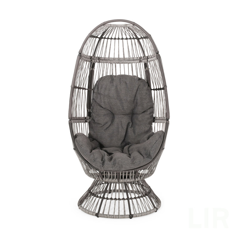 CHAISE DE PATIO PIVOTANTE RESEDA, Gris/taupe