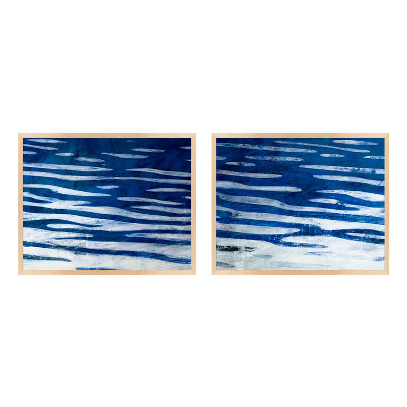 Riverview By Ivo Stoyanov Painting by Ivo Stoyanov, 16" H x 20" W x 1.25" D, Brown Framed