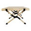Table de pique-nique extérieure pliable, table à cadre en bois
