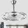 Olamide 24" DIY Shape Adjustable Ceiling Fan with Lights Remote and APP Control