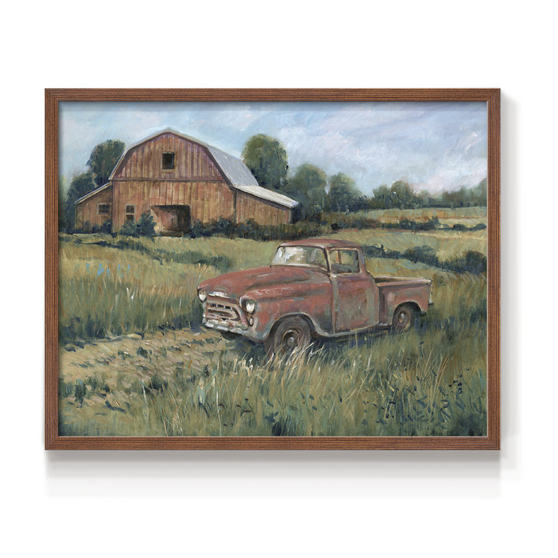 «Rusting Away I», reproduction encadrée, Noyer, H 11 po x l 14 po