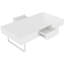 Table basse 52,4 po x 26,8 po x 15,6 po - blanc ultrabrillant-130088013
