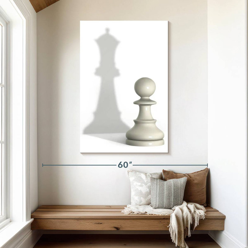 Senne Queen Pawn Shadow, 48" H x 32" W