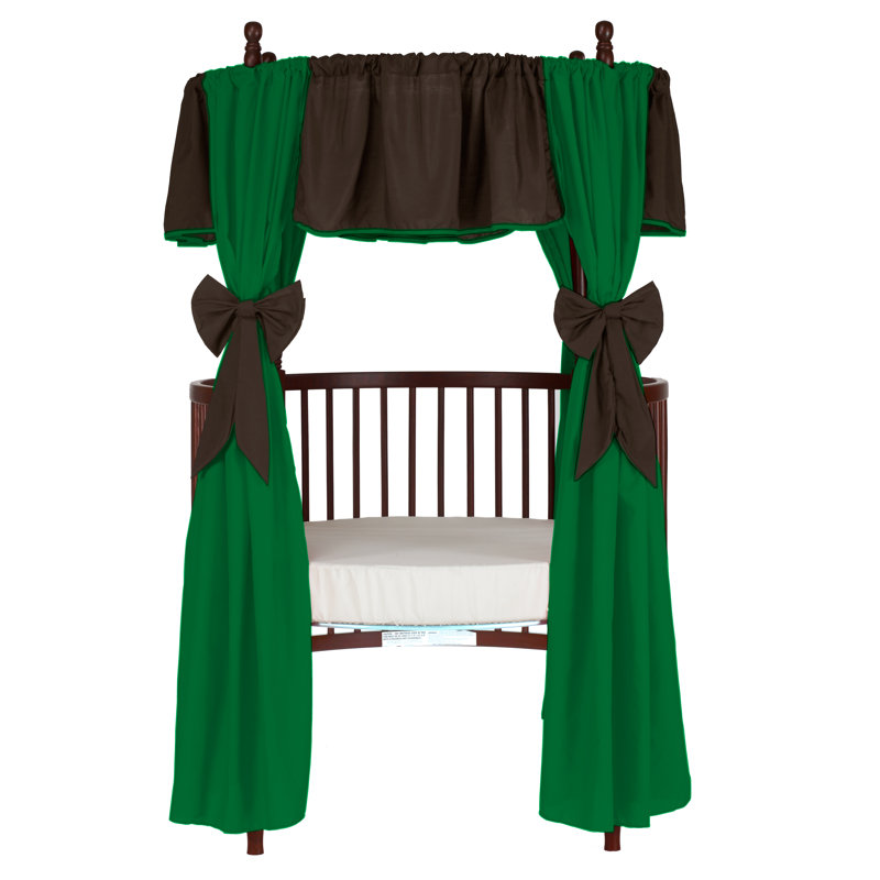 Curtain, Brown/Green