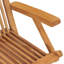 Mobilier de jardin en bois massif avec chaises en bois de teck massif-681771788