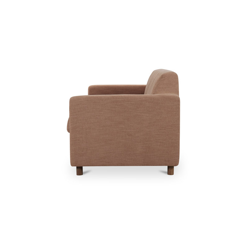 Finch Sofa, Sunbaked Clay Linen Blend