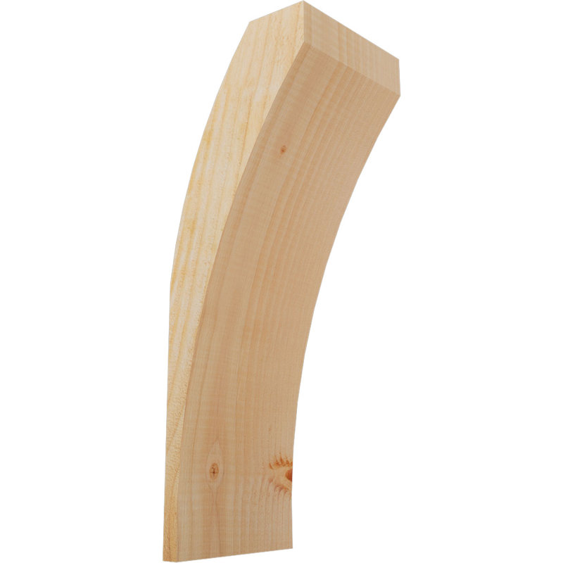 Genouillère Thorton, Sapin Douglas de 6 po (sciage brut), 6 po X P 18 po H