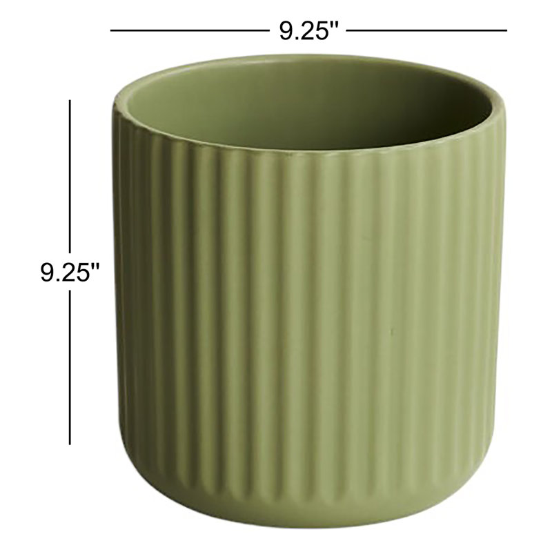 Simona Beam Pot, 9.25" H x 9.25" W x 9.25" D