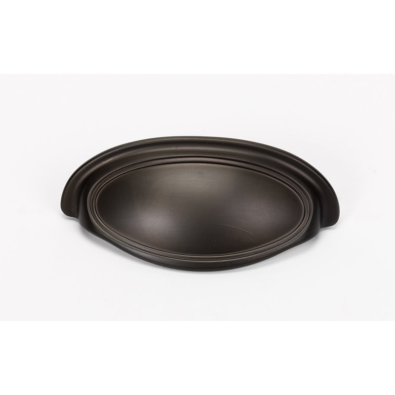 Classic Traditional Cup / Bin Pull, Chocolate Bronze