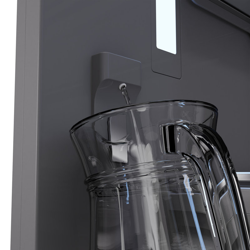 ZLINE Autograph 36 in. Built-In Refrigerator in White Matte w/ Bronze Accents, Stainless Steel/Polished Gold