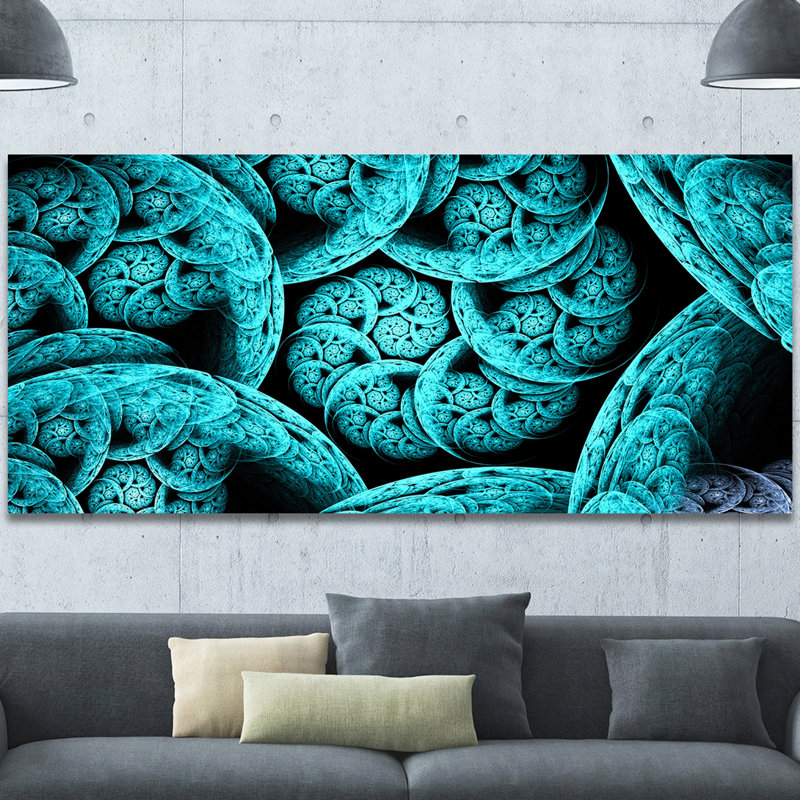« blue spectaculaire clouds », impression sur toile tendue, H 28 po x l 60 po x P 1,5 po