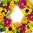 Faux Daisy Polyester 24'' Wreath