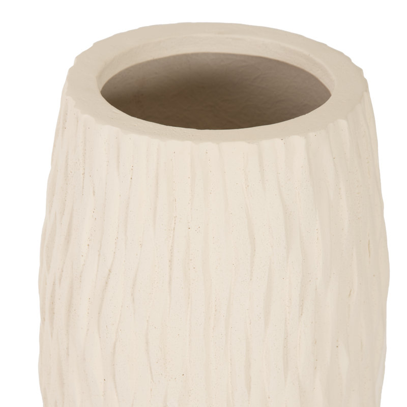 Rucco Pot Planter, 24" H x 11" W x 11" D, Off White