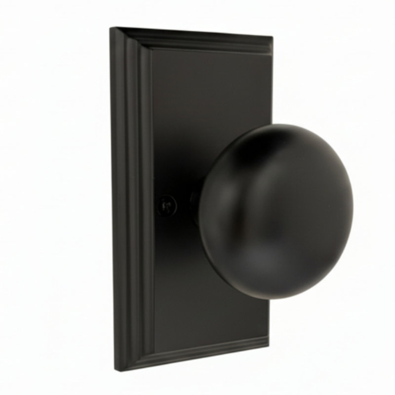 Impresa 2.5'' Diameter Single Dummy Round Knob, Black