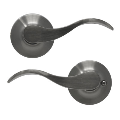 Satin Nickel Single Dummy Door Lever
