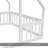 Full Wood House-Shaped Floor Bed With Fence, Guardrails,White-300308385-300308386