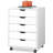 5-Drawer Wood Storage,Mobile File Cabinet With Wheels,White, We Value Your Feedback.If You Love Our Or Have Any Issues, Please Consider Leaving A Review. It Helps Us Improve
