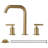 Forious® Ultra Widespread Faucet 2-handle Bathroom Faucet With Drain Assembly-112389663