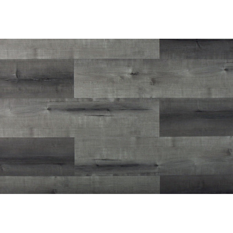 7" x 48" x 8.5 mm Maple Click Lock WPC Luxury Vinyl Plank, Hamilton Gray