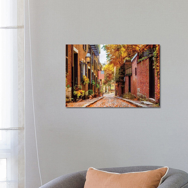 Boston In Autumn 1 Piece Wrapped Canvas Wall Art, 66.04 cm H x 45.72 cm W