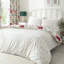 Abstract Poppy Cotton Blend Floral Duvet Cover Set-129975446