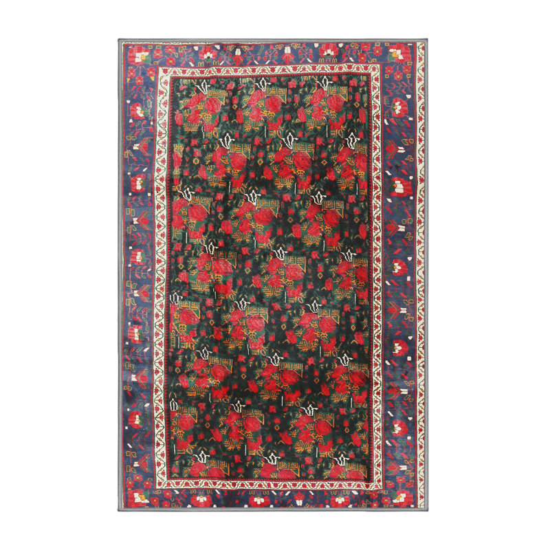 Oriental Indoor Rug, Rectangle 4' x 6'