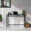 Cypher Glass Steel Writing Desk-856237480