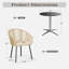 Metal Patio Dining Set With Rectangular Table-614782929