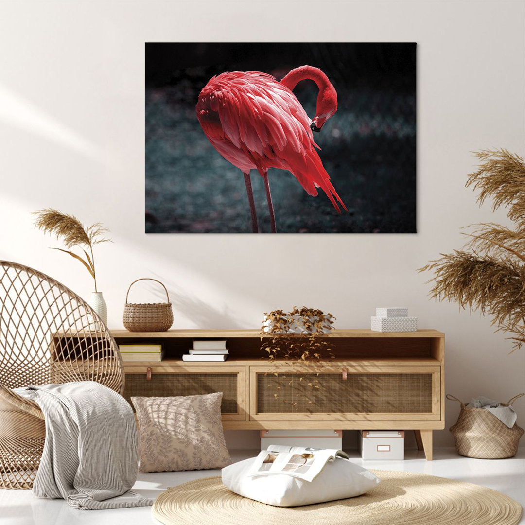 Leinwandbild Flamingo Pink Bird