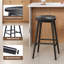Tabouret de bar en bois massif Danel-927250378-877360256