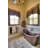 67" Hammered Copper Double Slipper Bathtub