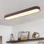 Bretton Rustic Modern Round-Corner Rectangle LED Flush Mount Ceiling Light