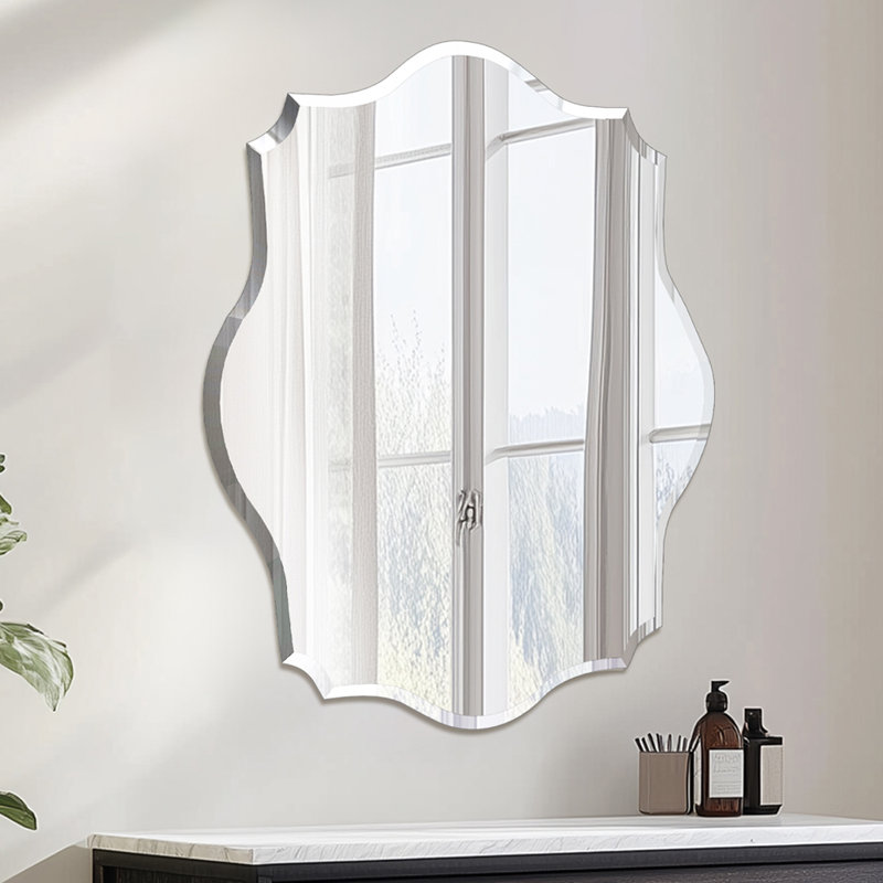 Rithi Irregular Flat Wall Mirror, 70cm x 50cm