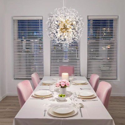 Torain 12-Light Dimmable Sputnik Sphere Chandelier
