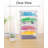 6 Pack Extra Large Plastic Pencil Box, Clear Marker Storage Box, Plastic Container With Lid, Stackable Storage Box