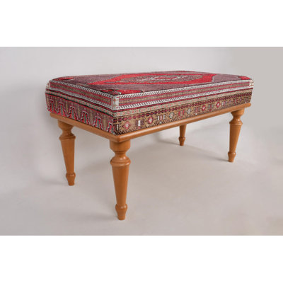 Cotton Upholstered Bench