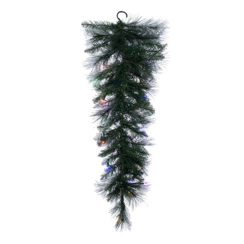 16 " Pre-Lit Mixed Greenery Swag