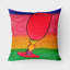 Coussin décoratif d’extérieur vin
