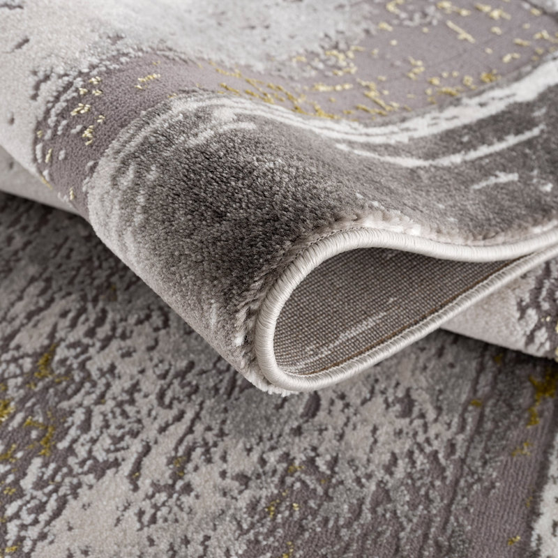 Slatedale Abstract Indoor Rug, Rectangle 6'7" x 9'6"