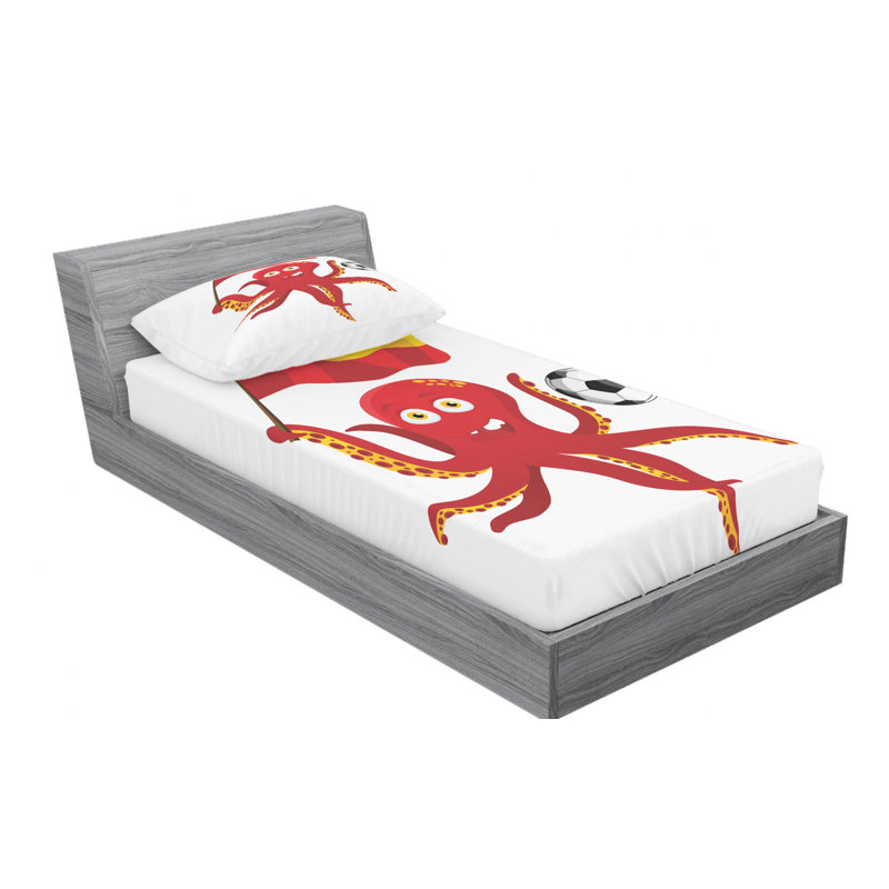 Microfiber Sheet Set, Twin Sheet Set with Fitted Sheet