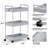 Lidia 66.5cm H x 40.1cm W Utility Cart with Wheels-1699981297
