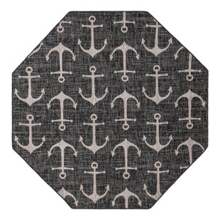 Tapis gris anthracite intérieur / extérieur Glidden
