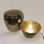 Lampe sur pied en verre fumé Dynasty
