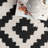 Decca Geometric Handmade Tufted Wool Black/Cream Area Rug-824119446