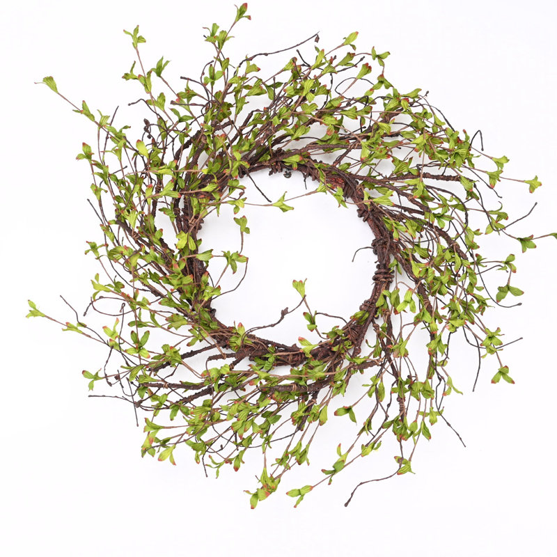 22" Handmade Spring Branch Wreath